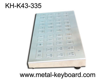 IP65 Rate Ruggedized Keyboard for Charging Kiosk , Stainless Steel Keyboard