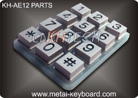 Die industrielle 12 Schlüssel-kundengerechte Tastatur zerteilt Silikon-Membran mit Metallknöpfen