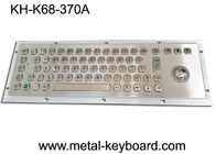 USB-Selbstbedienungs-Terminalmetallcomputer-Tastatur mit Rollkugel