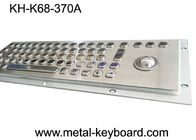 70 Schlüssel-industrielle Metallcomputer-Tastatur mit Rollkugel-/Edelstahl-Kiosk-Tastatur