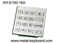 Schroffer Edelstahl-industrielle numerische Tastatur mit 16 Schlüsseln für Abfertigungs-Kiosk