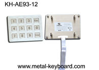 Kundengerechte schroffe Tastatur Beweis des Wassers IP65 Metallmit 16 Schlüsseln im Plan 4x4