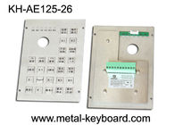 26 Schlüssel Ruggedized industrielle Metalltastatur, staubdichte Tastatur