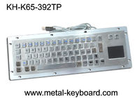 Vandalen-Beweis-industrielle Metallcomputer-Tastatur mit Rückseiten-Berg