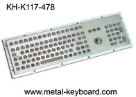 Staubdichte Metallplatten-Bergtastatur mit Rollkugel und Zahltastatur