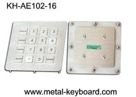 Wetterfeste industrielle Metalltastatur in 4 x 4 Schlüsseln der Matrix-16 mit Edelstahl-Material