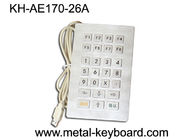 Wässern Sie industrielle Metalltastatur Beweis USBs mit dem kundengebundenen Plan mit 26 Schlüsseln