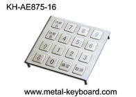 Vandalenbeweis-Tastatur Metall der Punktematrix dynamisches, Kioskedelstahltastatur im Freien