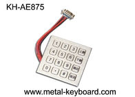 Kundenspezifische industrielle Metallkiosk-Tastatur/Digital-Tastatur mit 16 Schlüsseln