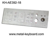 Bergwerk-Maschinen-industrieller Kiosk-metallische Tastatur für mit integrierte Rollkugel