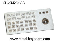Ruggedized Metallplatten-Berg-industrielle Tastatur mit Rollkugel