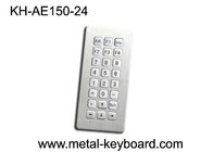 Vandalen-Beweis-schroffer Eintritt/Kiosk-Metalltastatur in 24 Knopf-Schlüsseln, Hochleistung