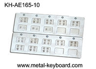 Schroffe Metallzugriffskontrollsystemmetalltastatur 10 Schlüssel und LED beleuchten