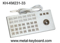 Staubgeschützte industrielle Informationen - Kiosk-Tastatur mit schroffer Rollkugel