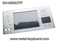 Metalltastatur mit Digital-Tastatur und Berührungsfläche für industrielle Instrumentierung