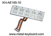 10 Schlüssel imprägniern Metalltastatur mit Spitzenplatten-Montage-Lösung