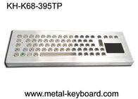 Wasserdichte Tastatur der Tischplattenrate des metallip65 mit Berührungsfläche 395x135 Millimeter Vorderteil