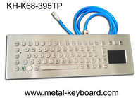 67 Schlüssel-Edelstahl Ruggedized Tastatur mit Berührungsflächen-Maus