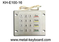 Witterungsbeständige Metall-Tastatur mit oberer Montage, 16-Taste-Kontrollgerät Tastatur