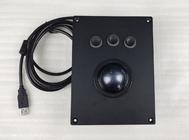 Große 60 mm schwarze Trackball-Maus für industrielle Anwendungen - zuverlässige Leistung
