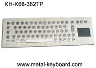 Schroffe Vandalen-Beweis-Berührungsflächen-Tastatur industriell mit USB-Port und 70 Schlüsseln