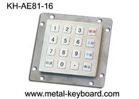 Der 16 Schlüssel-Vandalen-gravierte beständiger industrieller Metalltastatur-Laser Platten-Berg-Tastatur