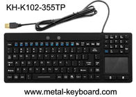 Wasserdichte USB-Schnittstelle befestigt industrielle PC Tastatur 106 keine Geräusche mit Berührungsfläche