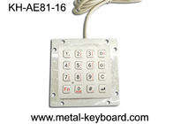 Anti- Vandale Metallkiosk-Tastatur IP65, wetterfeste Tastatur mit 16 Schlüsseln