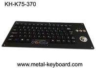 Kompaktes Silikon-hintergrundbeleuchtete industrielle Tastatur mit Schlüsseln 5.0VDC der Rollkugel-75