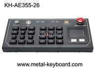 Plastik knöpft Ruggedized Tastatur des Metallip54 Platte