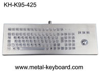 Schroffes Tischplattenmetallindustrielle Tastatur mit Rollkugel