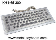 Verdrahtete 65 Edelstahl-Tastatur 300x110mm Schlüssel FCC PS/2