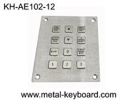 12 Plan-Platte brachte der Schlüssel-3x4 Betätigungs-Edelstahl der Tastatur-2mm an