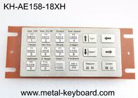 18 Edelstahl-Tastatur der Schlüssel-Platten-Berg-Lösungs-Metalltastatur-5VDC