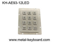 Rücklicht-Metallnumerische Tastatur 3x4 Schlüssel-Edelstahl-der Tastatur in der Matrix-12