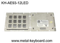 SS PS2 3x4 Schlüssel-hintergrundbeleuchteter Platten-Berg der Matrix-wasserdichte Metalltastatur-12