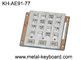 IP65 19 Keys Mini Vandal Resistant waterproof keypad Stainless steel
