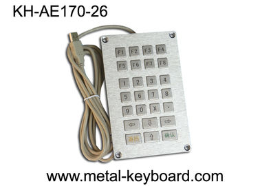 Schlüssel der USB-Selbstbedienungs-Terminalmetallkiosk-Tastatur-26, flache Schlüsseltastatur