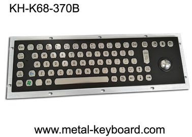 Schroffer Edelstahl-industrielle Computer-Tastatur mit Wasserbeweis Rollkugel