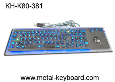 Computer-Tastatur SS industrielle Metallmit Rollkugel, Standard-USB oder Unterstützung des Ertrag-PS2
