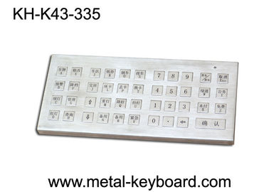 IP65 veranschlagte metallisches Ruggedized Tastaturtischplattenmetall mit 43 Supergrößen-Schlüsseln