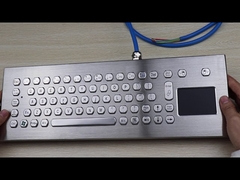 USB-Schnittstelle Metall PC-Tastatur 70 Tasten Vandalismusgeschützt