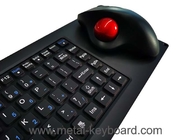 Tastatur USB-Platten-Berg-Tastatur des Silikon-IP65 mit ergonomischer Rollkugel-Maus