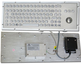Schroffe Metallcomputer-Tastatur mit Rollkugel 38 für industriellen Steuerkiosk