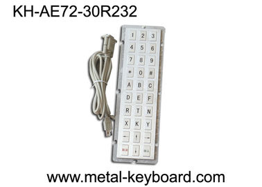 Industrielle Metalltastatur des Hafen-R232, Tastatur ip65 für industrielle Steuerplattform