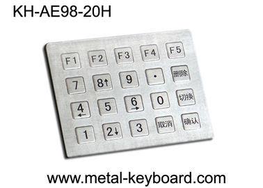 Industrielle Edelstahl-Kiosk-Tastatur, Wasserbeweis, Staubbeweis Tastatur