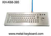 Wasserdichte Tischplattenmetallcomputer-Tastatur mit Laser-Rollkugel, schroffe Tastatur