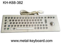 67 Metallcomputer-Tastatur der Schlüssel-industrielle SS mit 25mm Laser-Rollkugel-Maus und Knöpfen