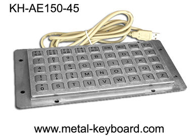 Flüssiger Beweis von 45 Schlüsseln/Vandalproof industrielle Tastaturen im Metall, USB-Schnittstelle