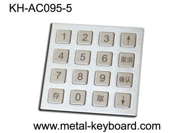 4 x 4 Matrix-Tür-Zugangs-Tastatur mit schroffem Edelstahl-Material